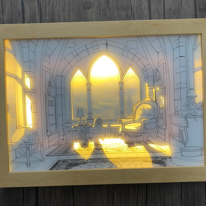Gothic Castle Painting